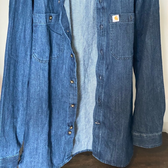 Carhartt denim buttondown - Picture 2 of 5